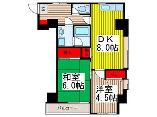 ウエストパーク野原の物件間取画像